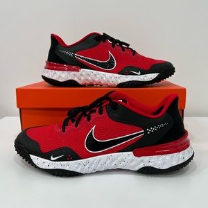 Mens Red Nike Turf Shoes 